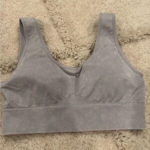 Z Supply Soft Gray Sports Bra